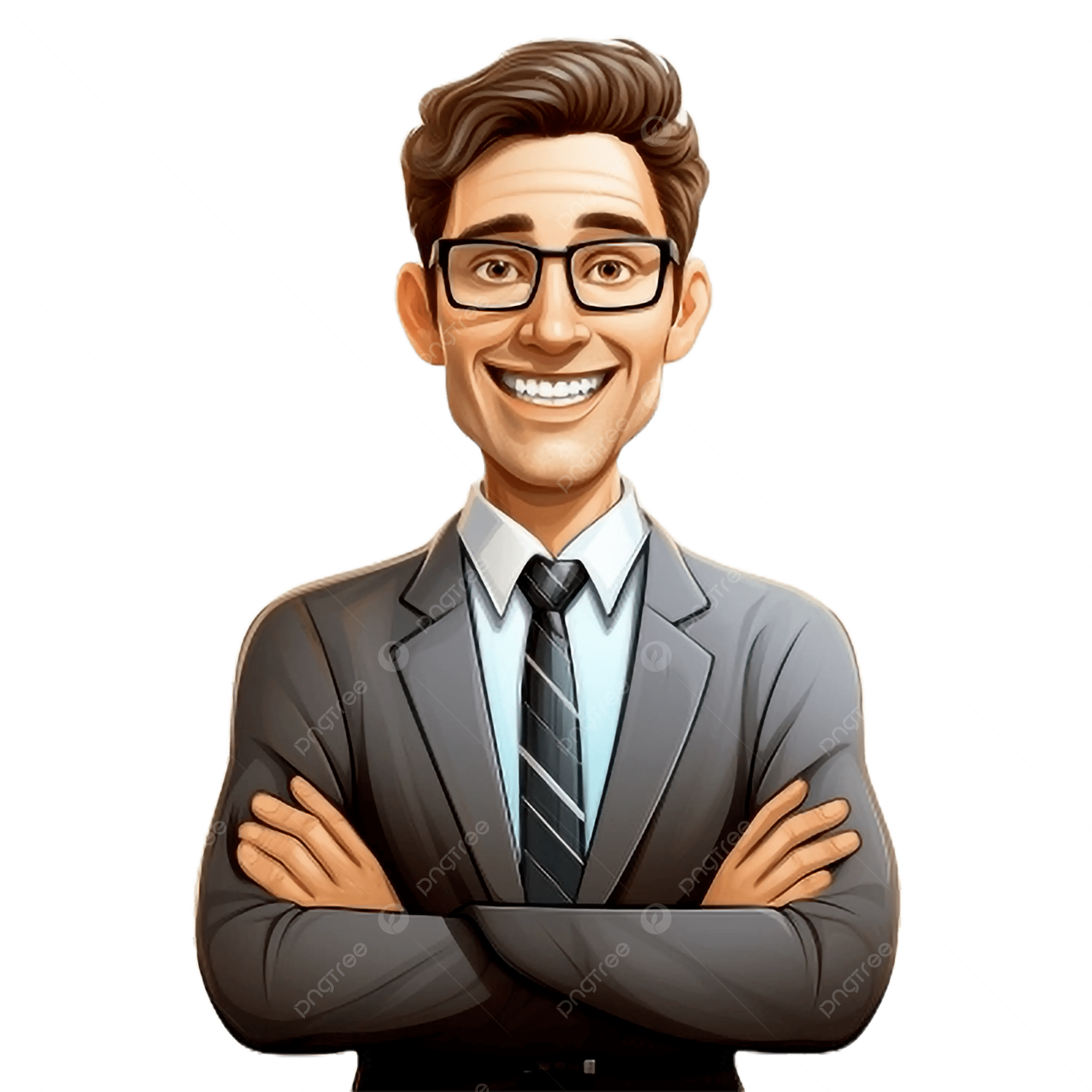 Happy person with thumbs up clipart